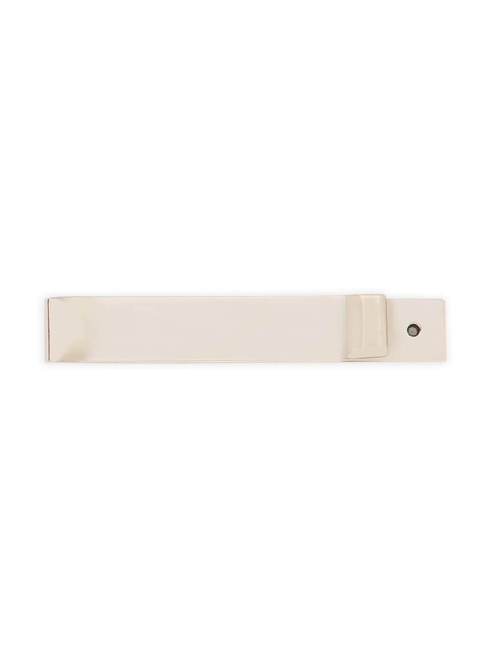 engraved-logo brass tie clip - 2