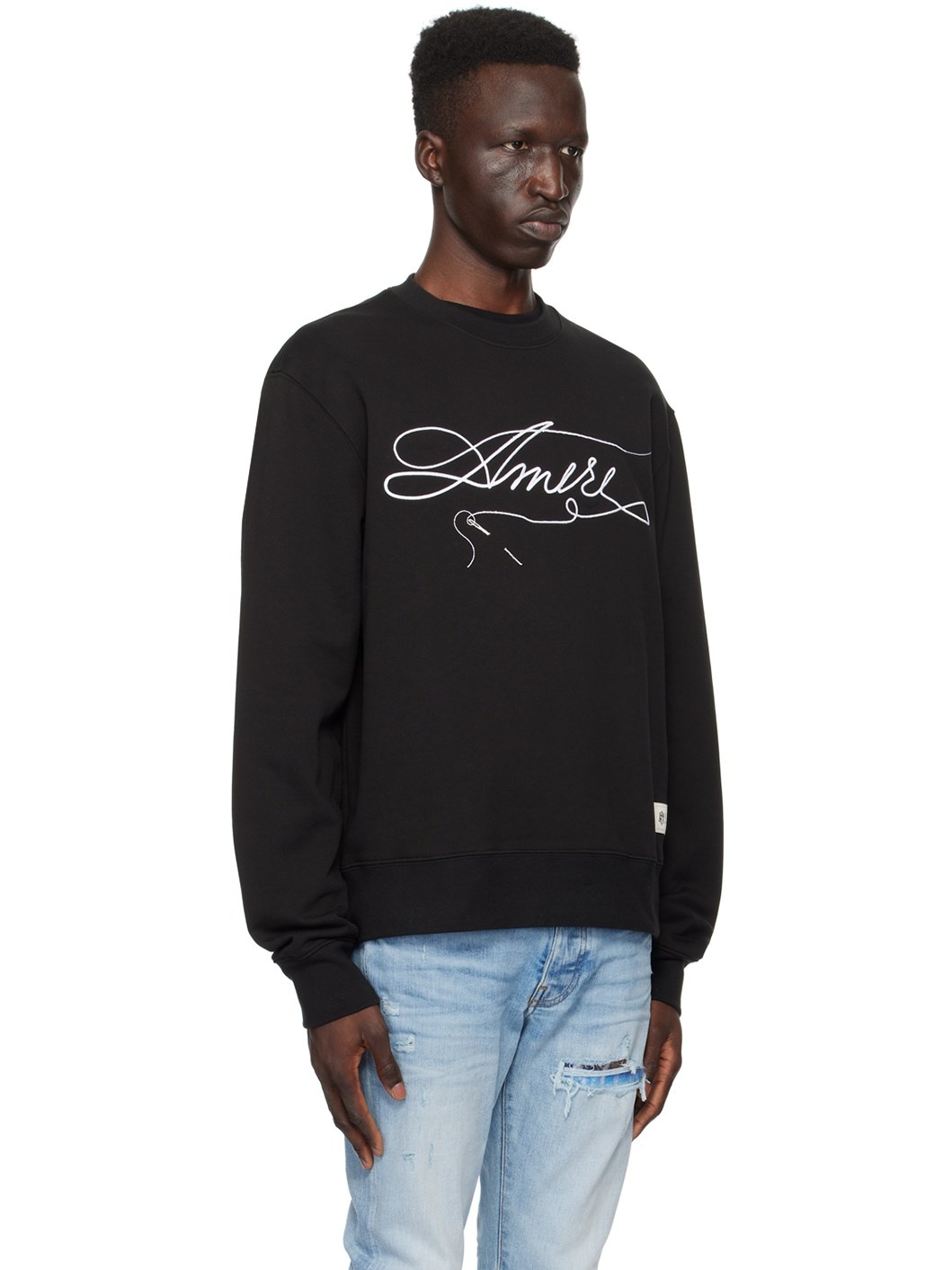 Black Stitch Sweatshirt - 2