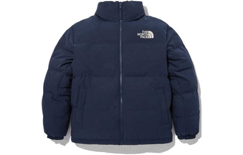 The North Face THE NORTH FACE Logo Winter Puffer Jacket 'Navy' NJ1DN77B outlook