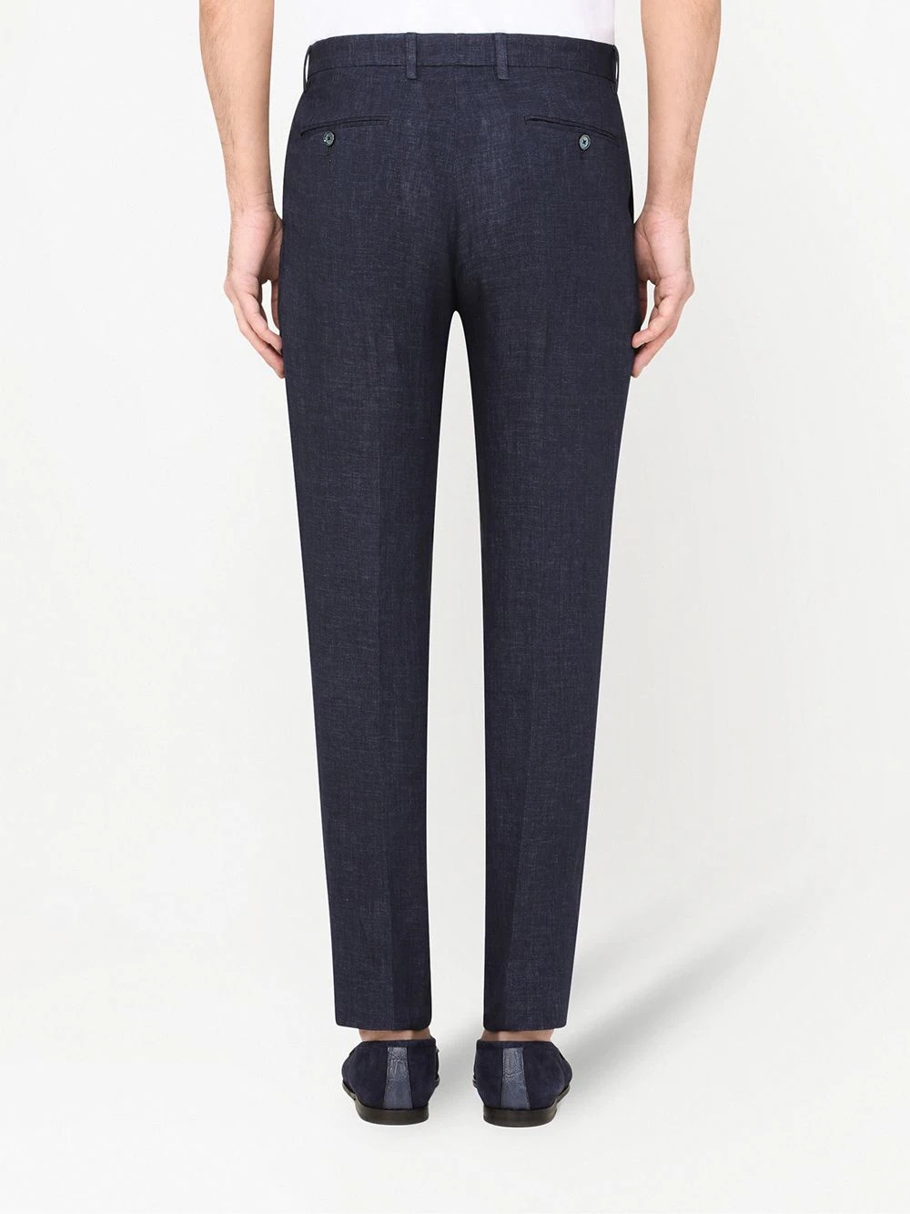 dart-detailing mid-rise tailored trousers - 4