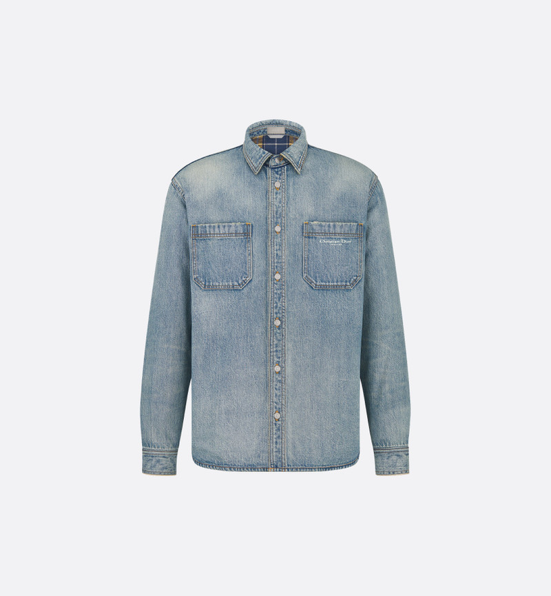 Overshirt with Checkered Interior 1