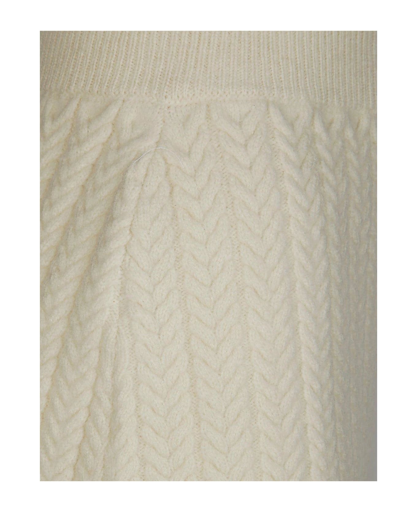 High Waist Knitted Skirt Sportmax - 3