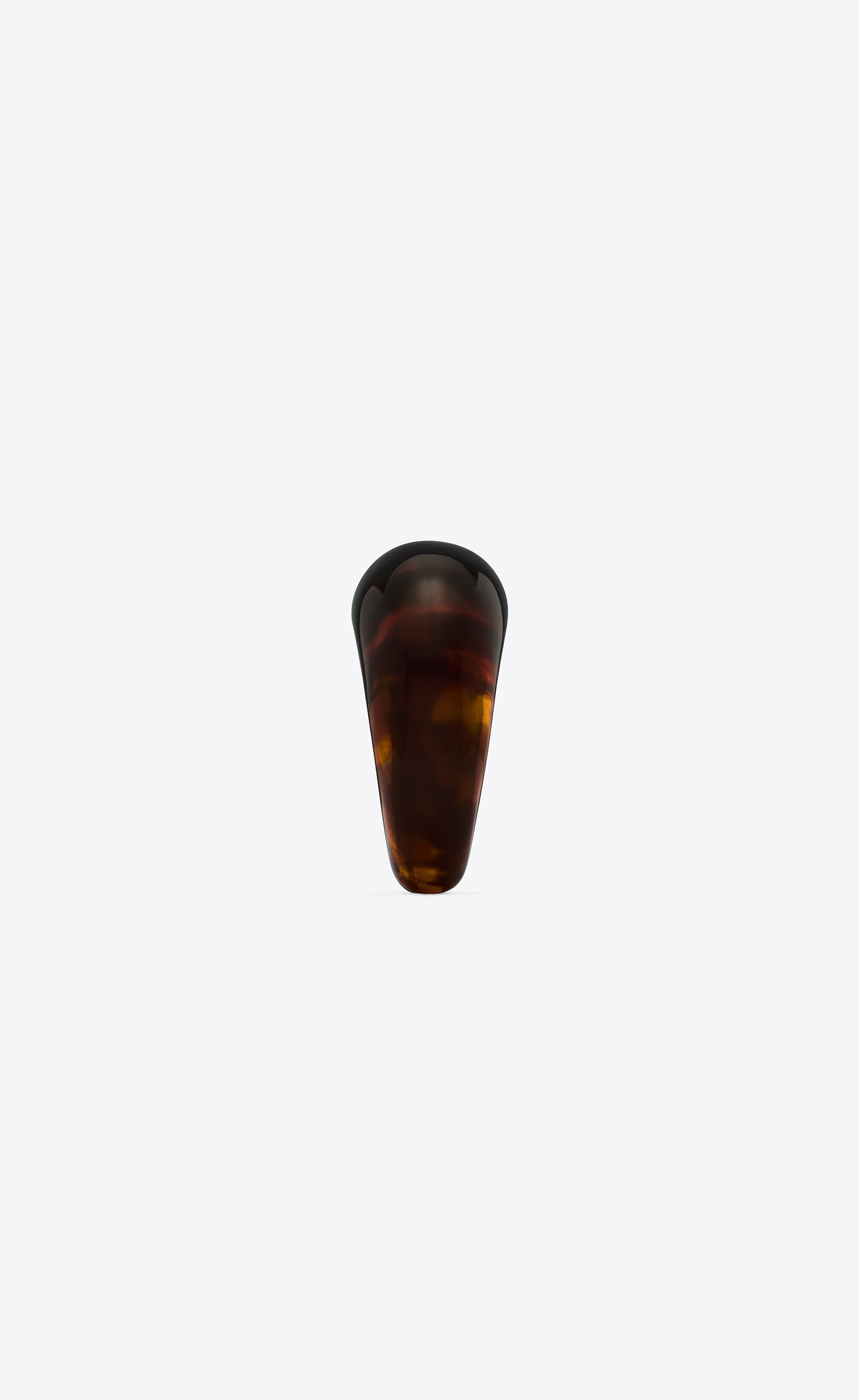 tortoiseshell bumpy cuff in resin - 5