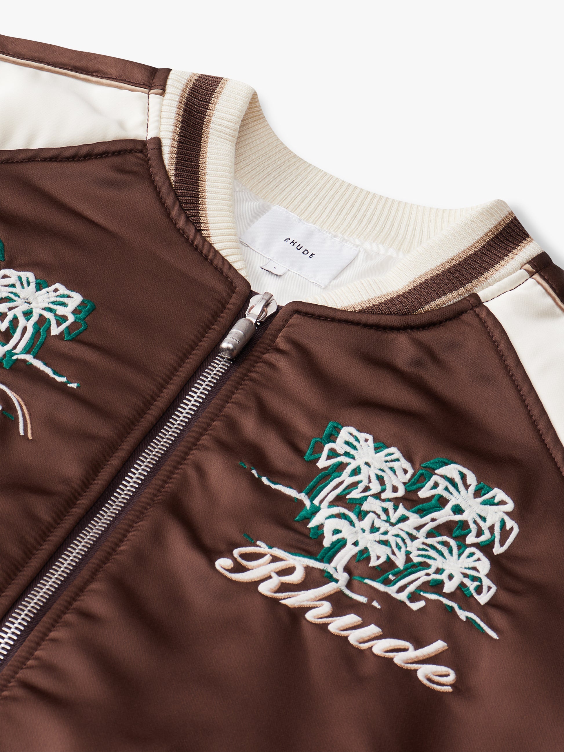 CREPE SATIN SOUVENIR JACKET - 3