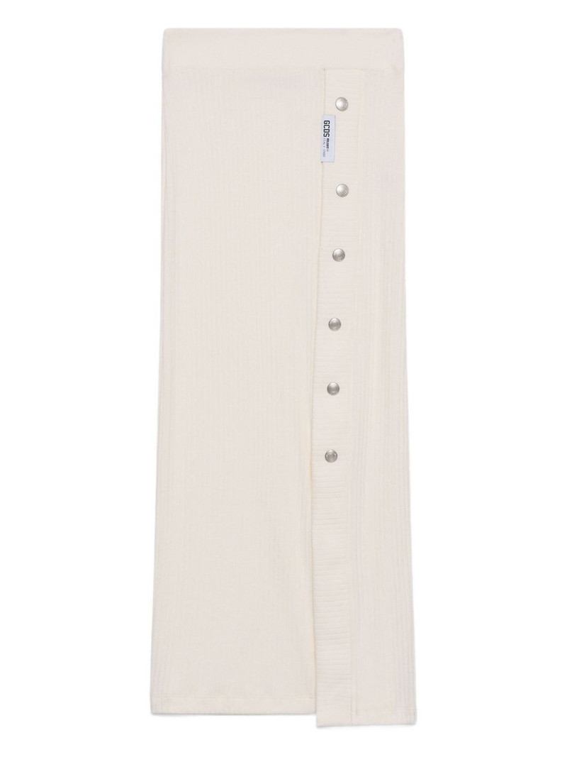 button ribbed skirt 1