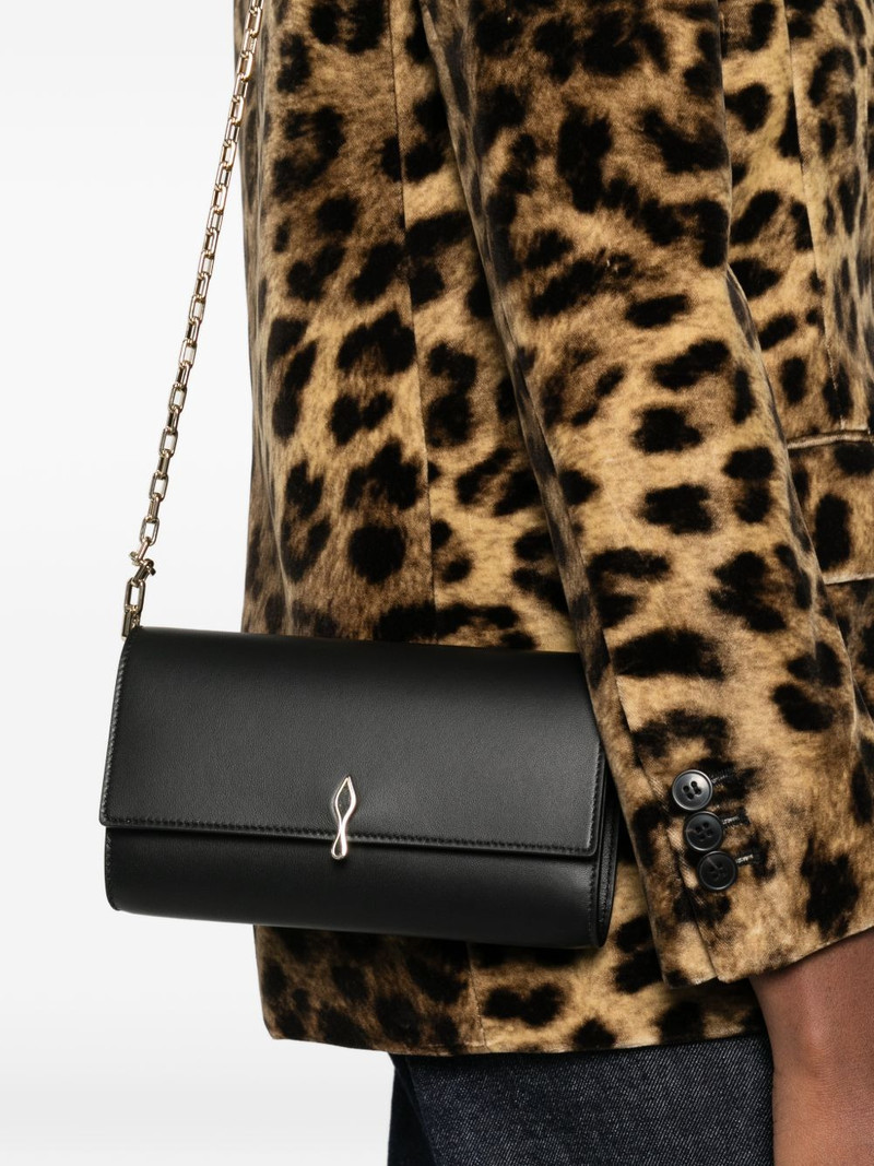 Christian Louboutin clasp chain clutch bag outlook