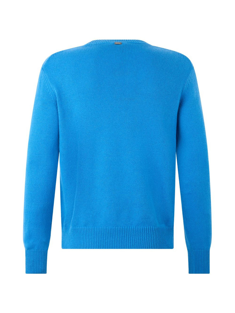Herno long-sleeve round-neck sweater outlook
