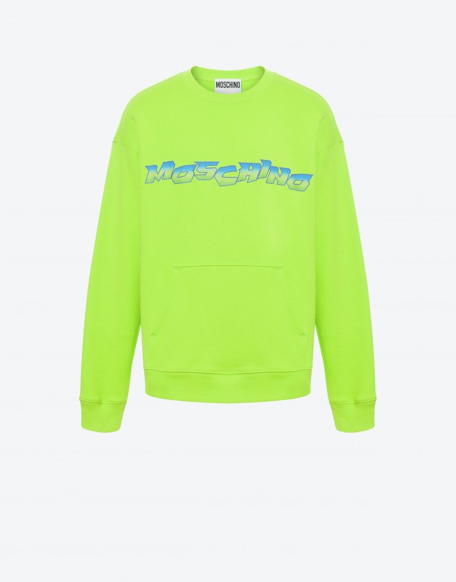 MOSCHINO SURF LOGO ORGANIC COTTON SWEATSHIRT - 1