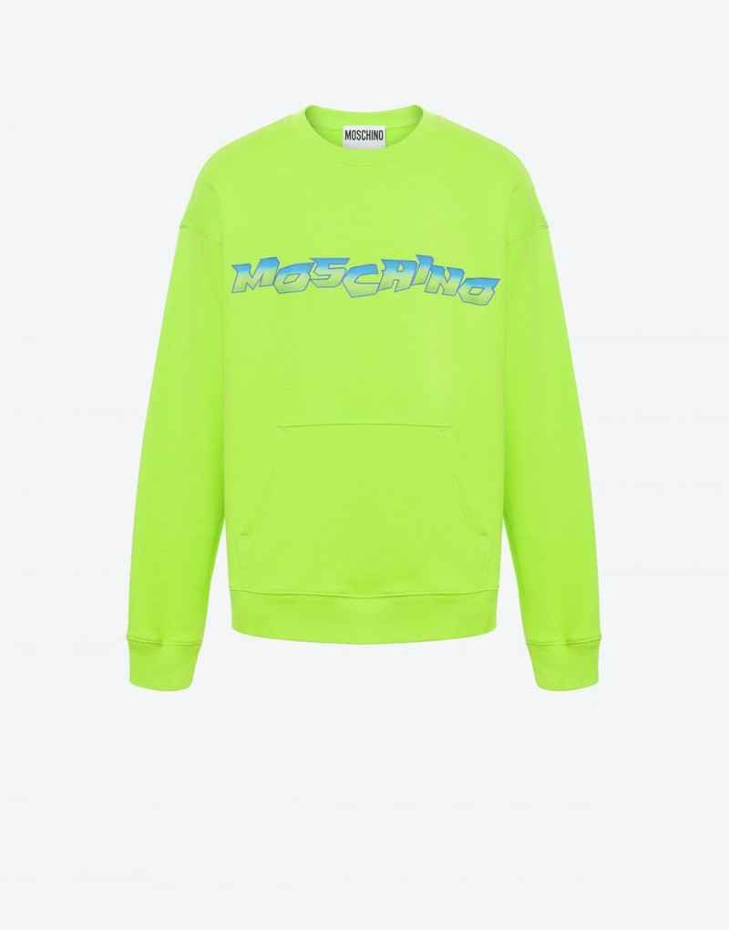 MOSCHINO SURF LOGO ORGANIC COTTON SWEATSHIRT 1