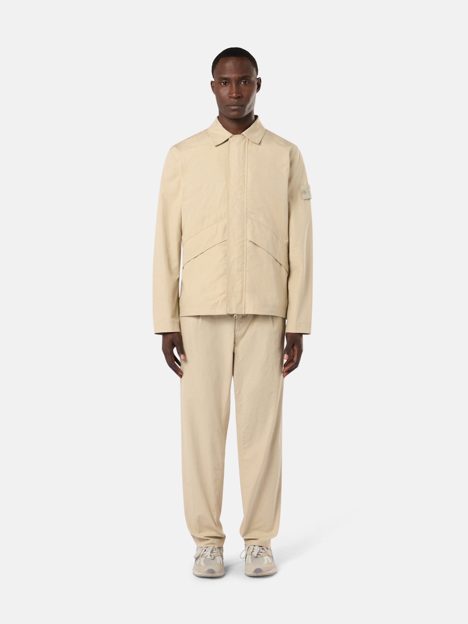 107F1 WEATHERPROOF COTTON CANVAS_STONE ISLAND GHOST - 2