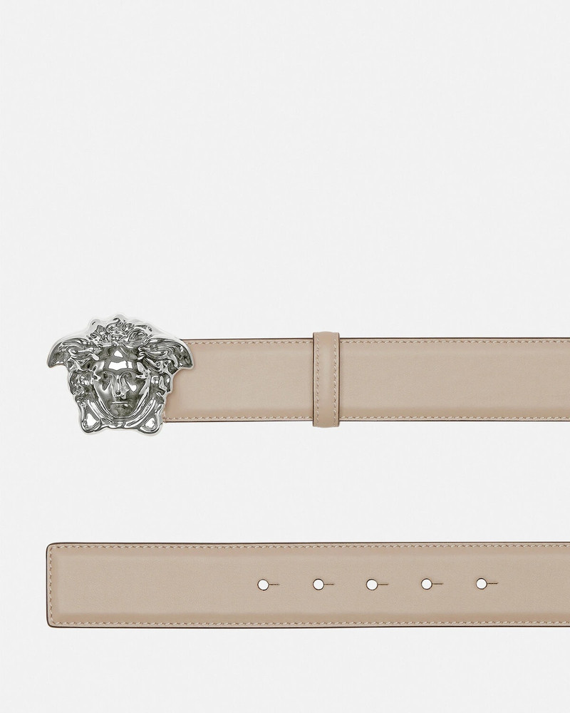 VERSACE La Medusa Leather Belt 4 cm outlook