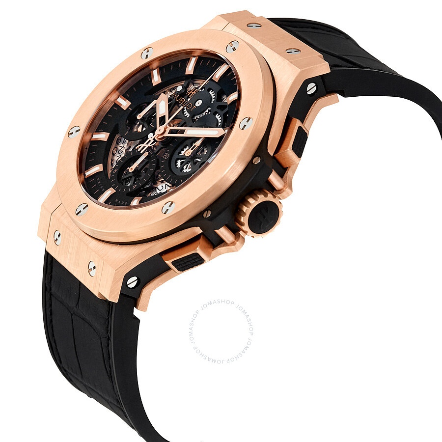 Hublot Big Bang Aero Bang Gold 44mm  Black Rubber  Men's Watch 311.PX.1180.GR - 2