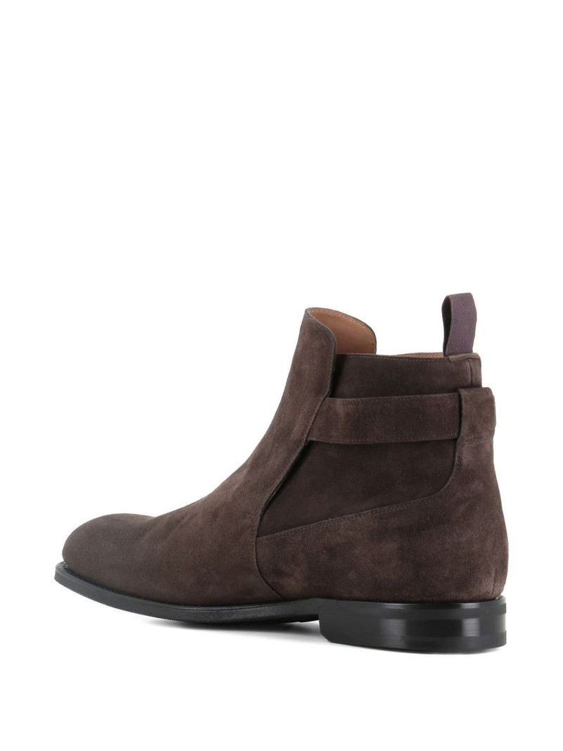 buckle-fastening suede boots 3