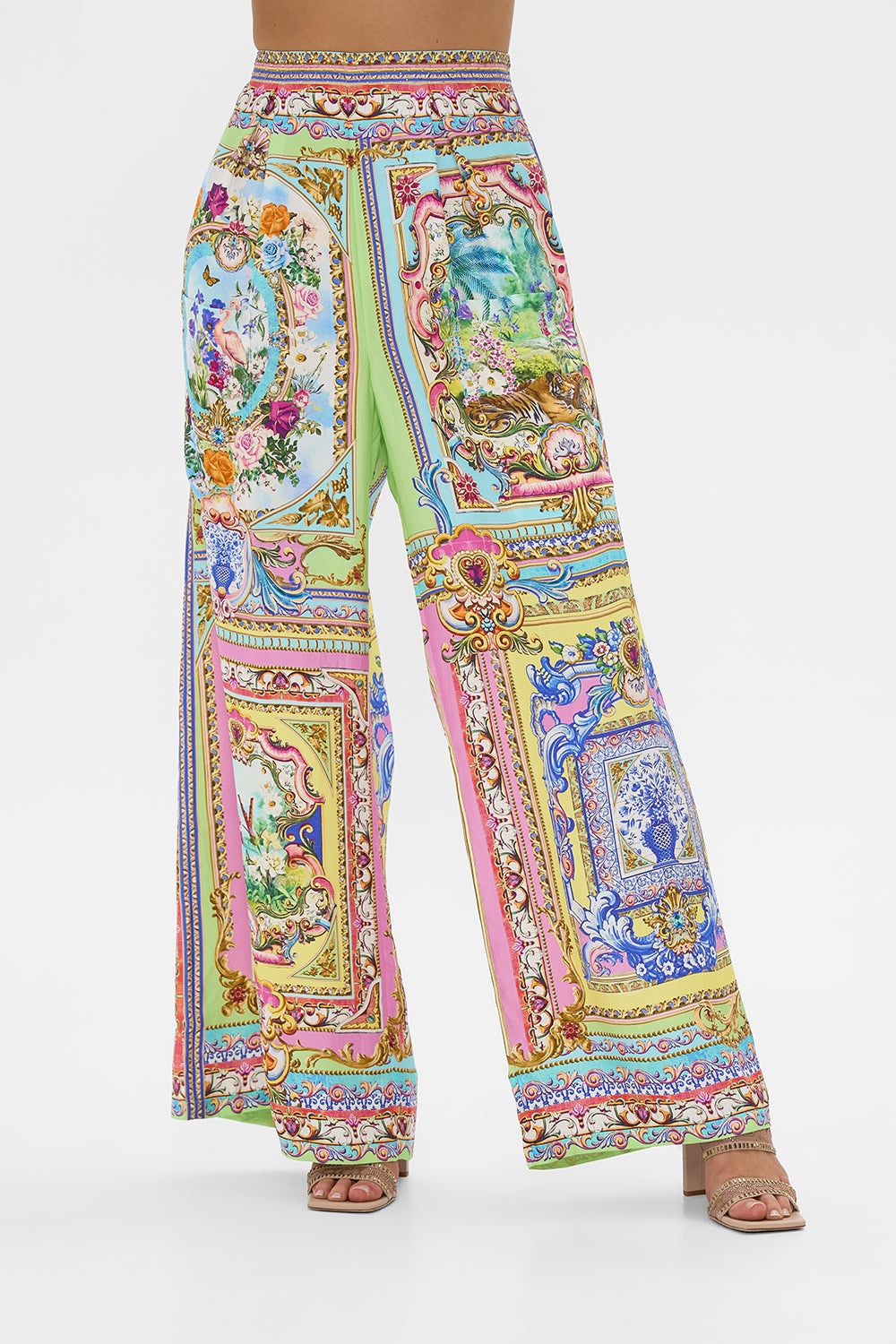 WIDE LEG TROUSER WITH FRONT POCKETS - 5