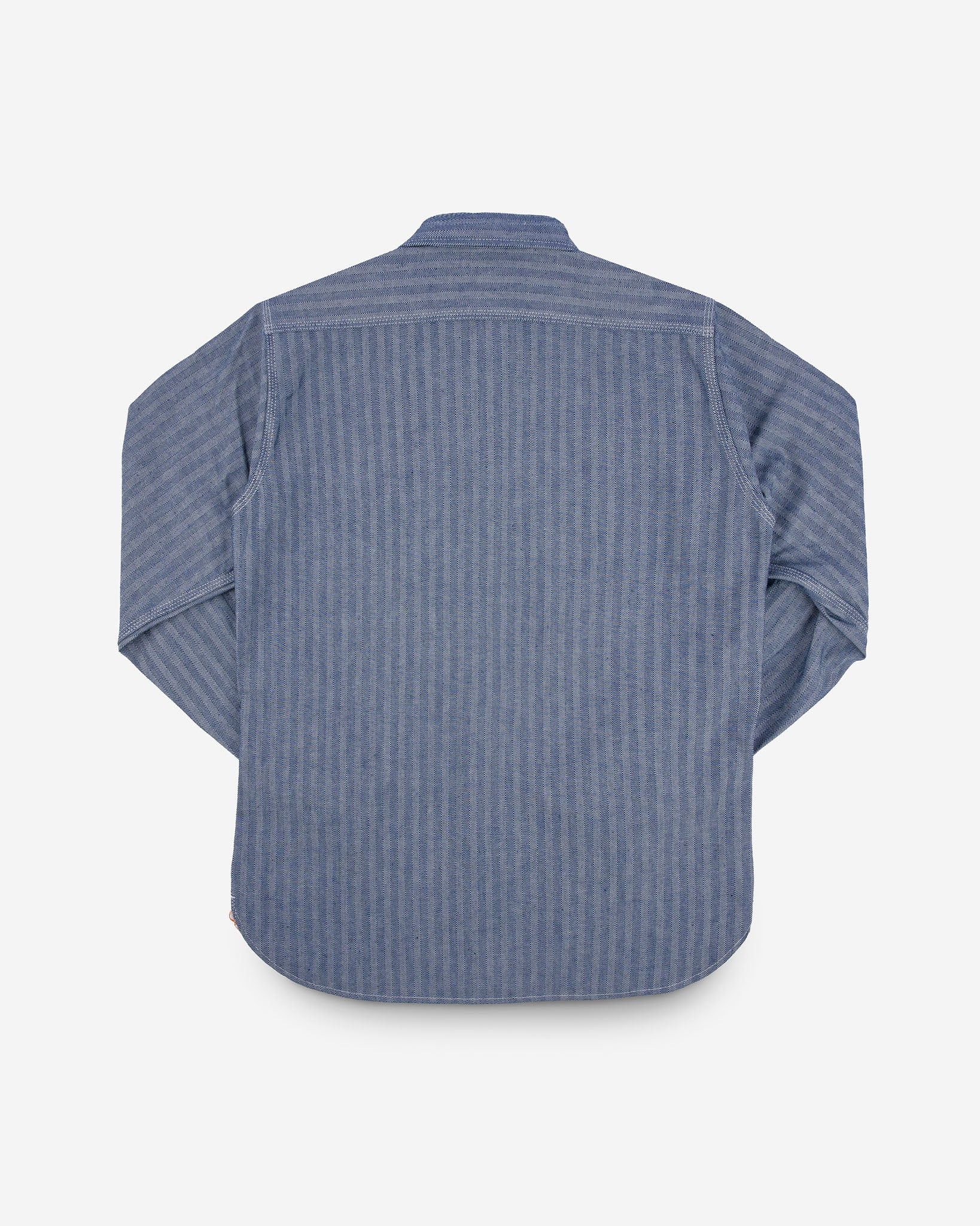 IHSH-308-IND 12oz Herringbone Work Shirt - Indigo - 5