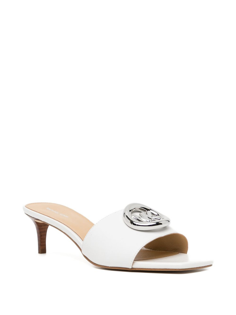 MICHAEL KORS 40mm logo kitten heel sandals outlook