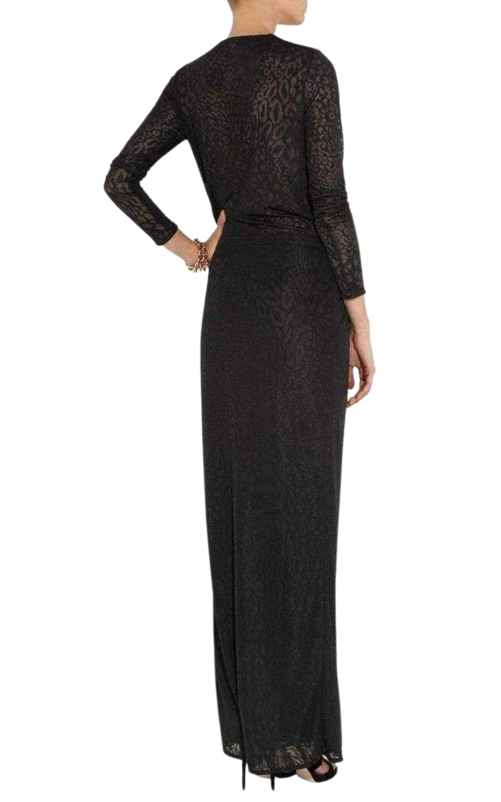Leopard Print Maxi Dress - 4