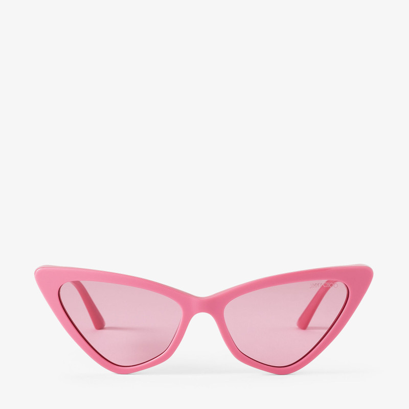 Sol Pink Cat Eye Sunglasses - 1