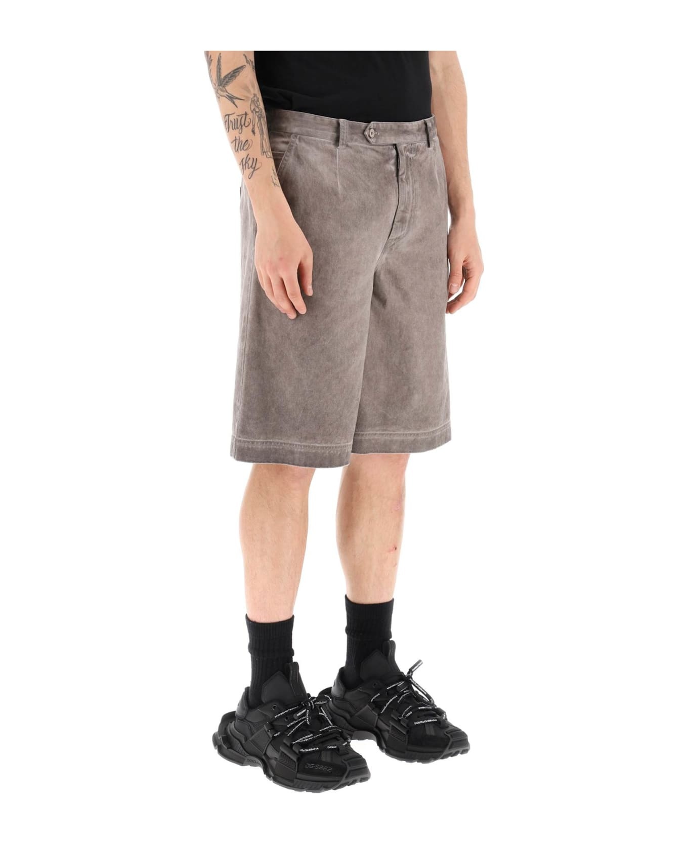 Cotton Bermuda Shorts - 2
