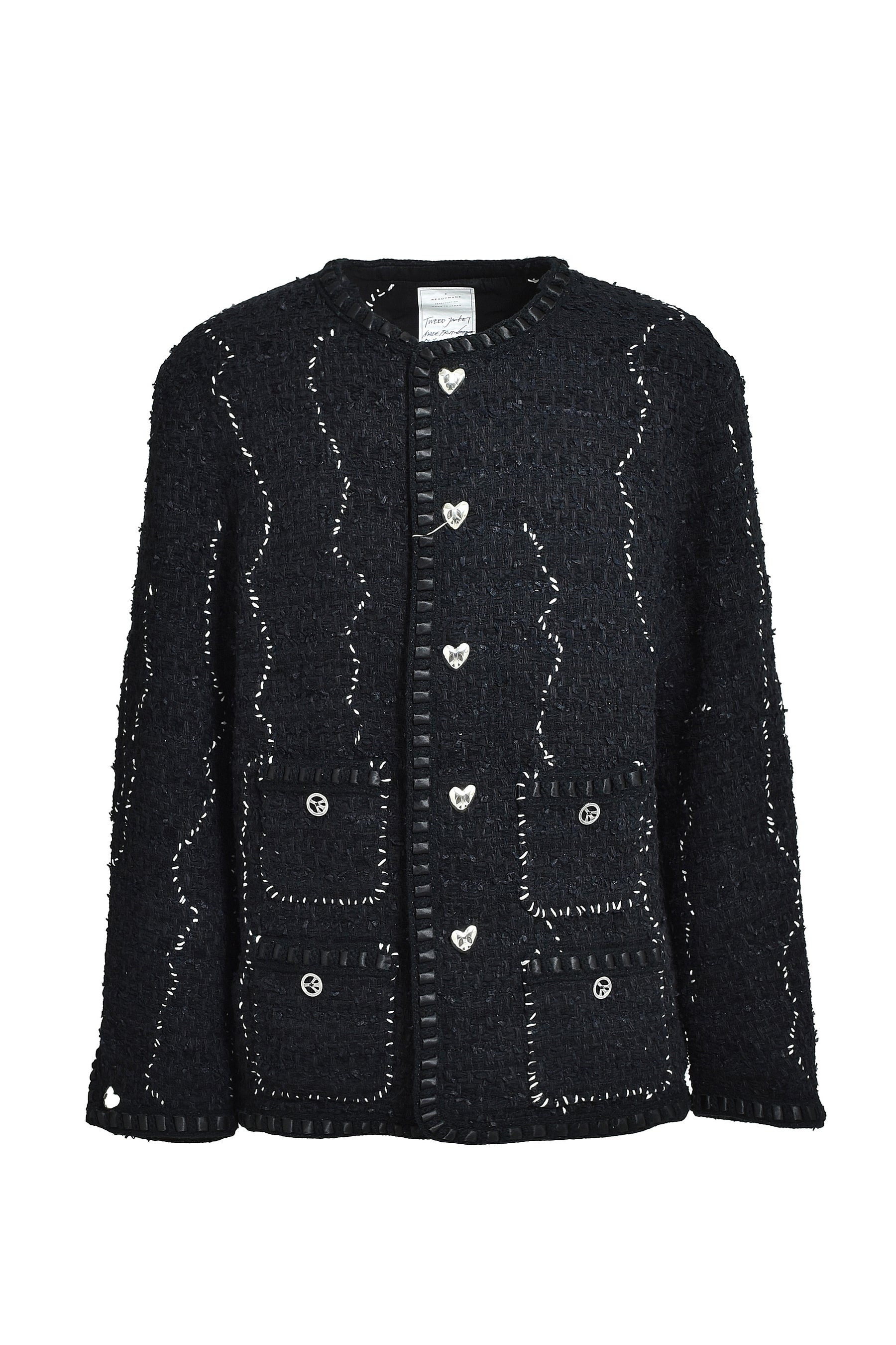 TWEED HOBO JACKET / BLK - 5