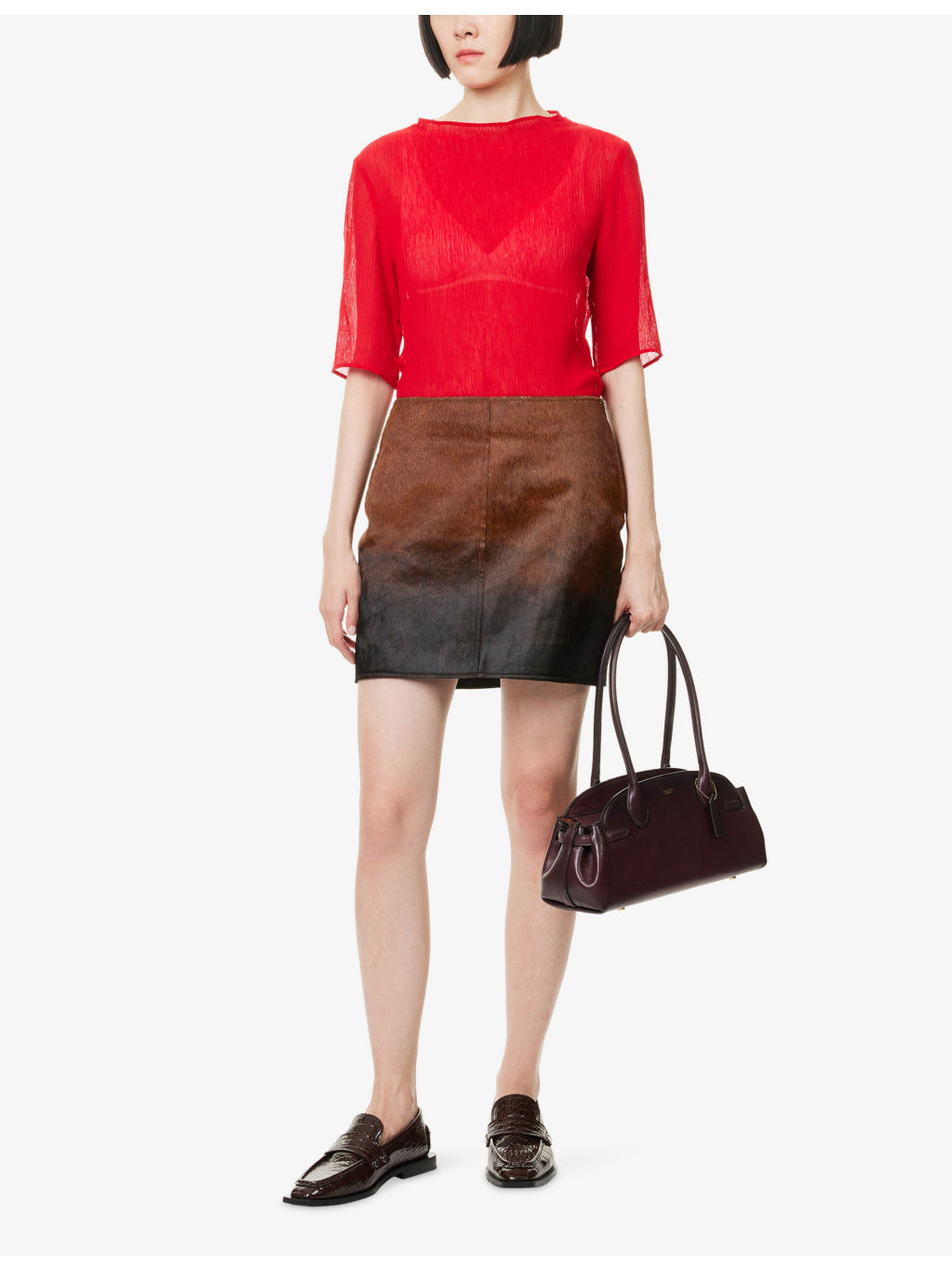 Samiller Short-Sleeves Woven Top - 2