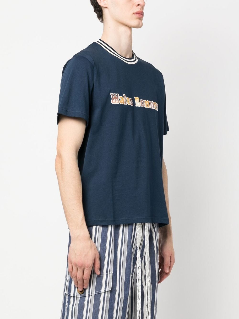 logo-print T-shirt - 3