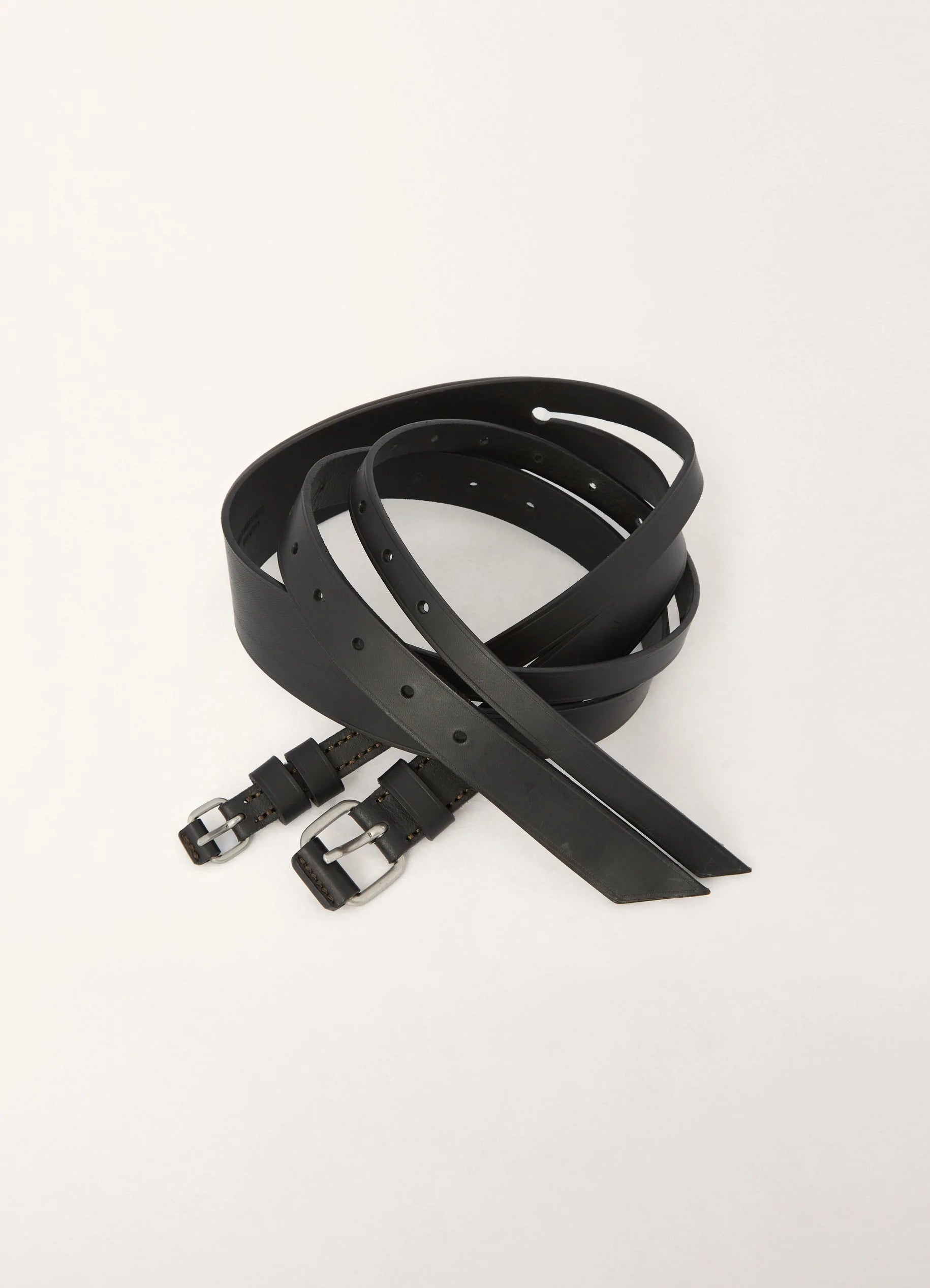 DOUBLE BUCKLE BELT
VEGE TANNED LTH - 2