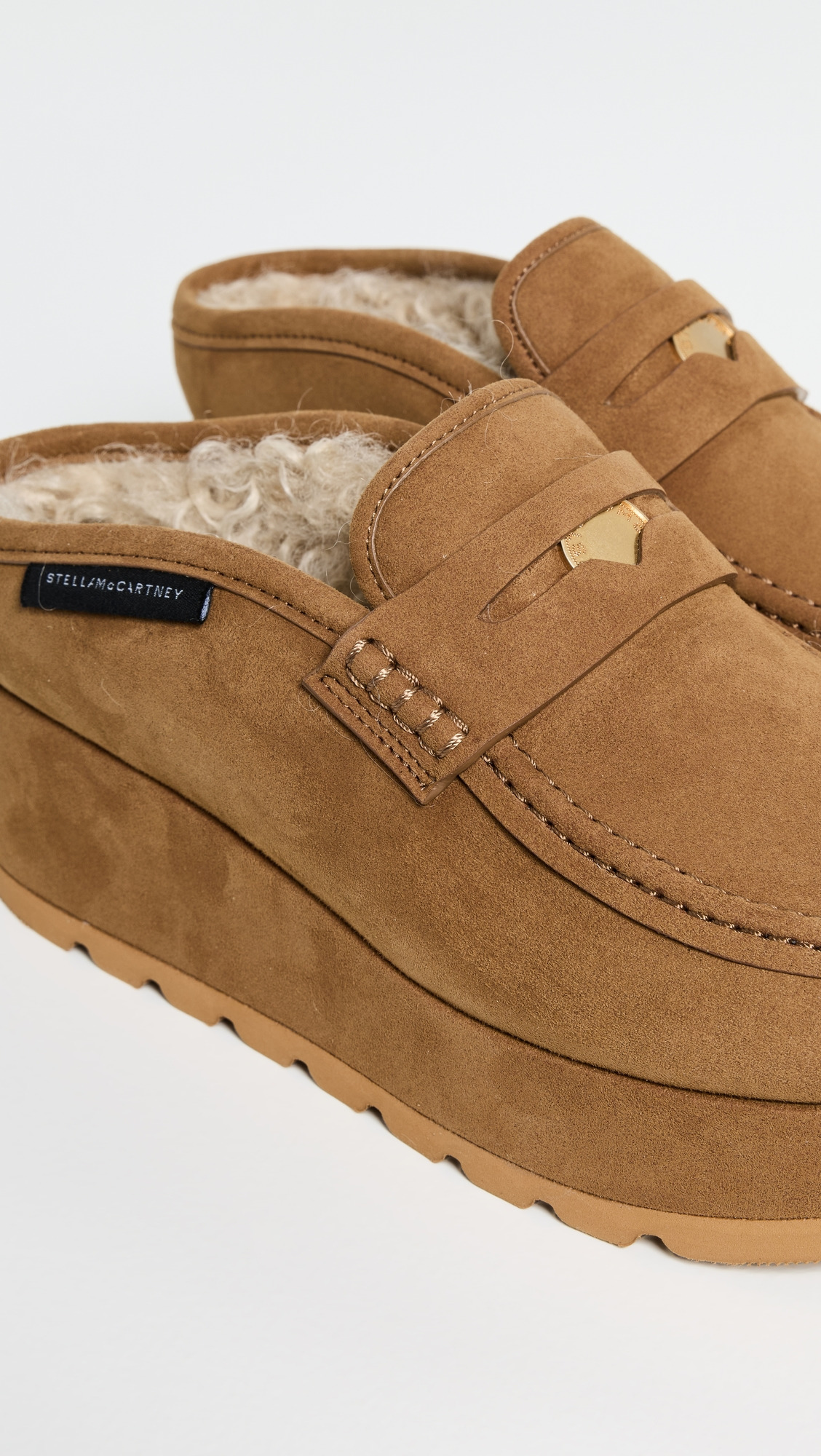 Sneak-Elyse Platform Loafer Slippers - 5