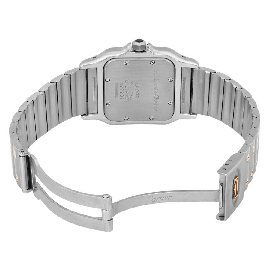 Pre-owned Cartier Cartier Santos Galbee Quartz Silver Dial Men's Watch 187901 - 5