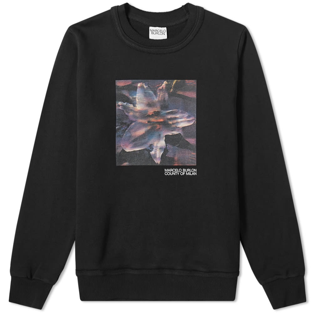 Marcelo Burlon Lilium Double Rib Crew Sweat - 1