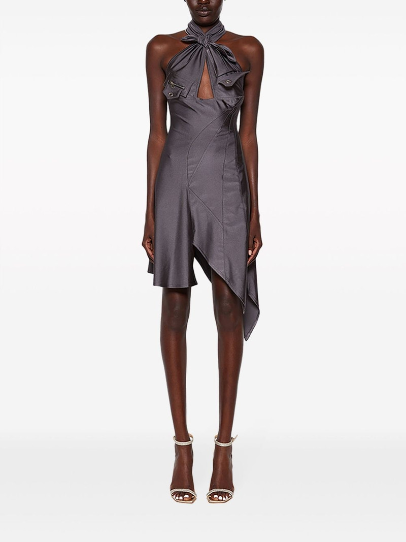 COPERNI asymmetric halterneck minidress outlook