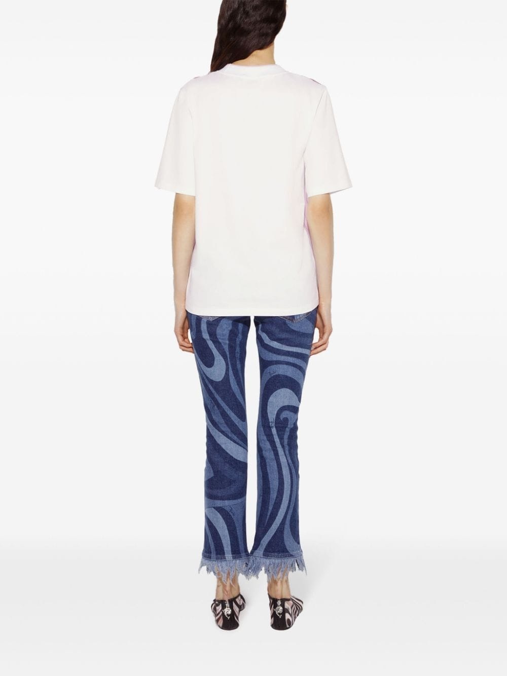 Marmo-print t-shirt - 4