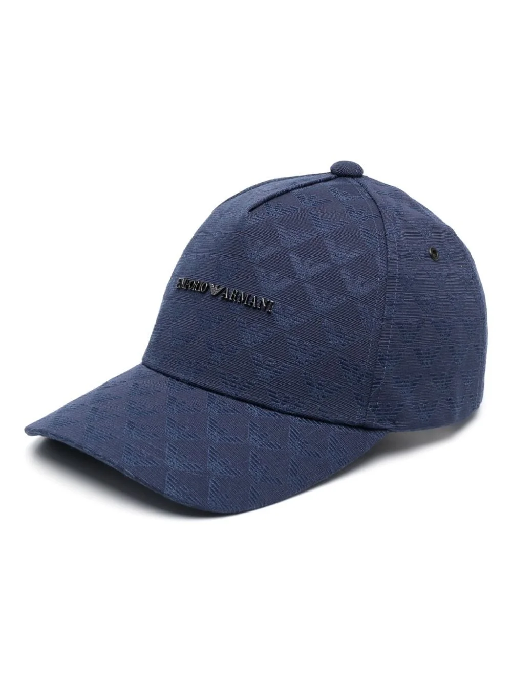 monogram-pattern baseball cap - 1