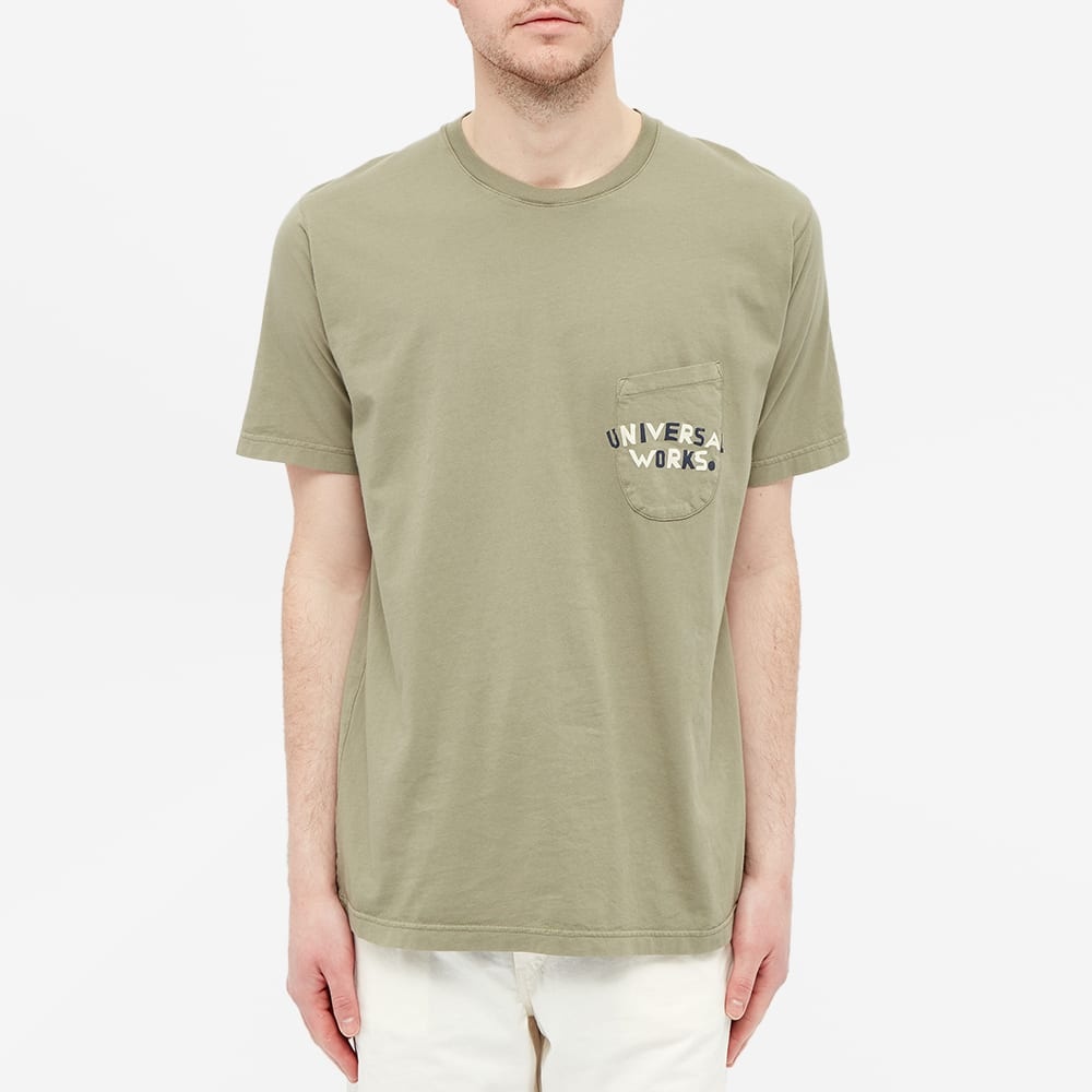 Universal Works Pocket Print Tee - 4