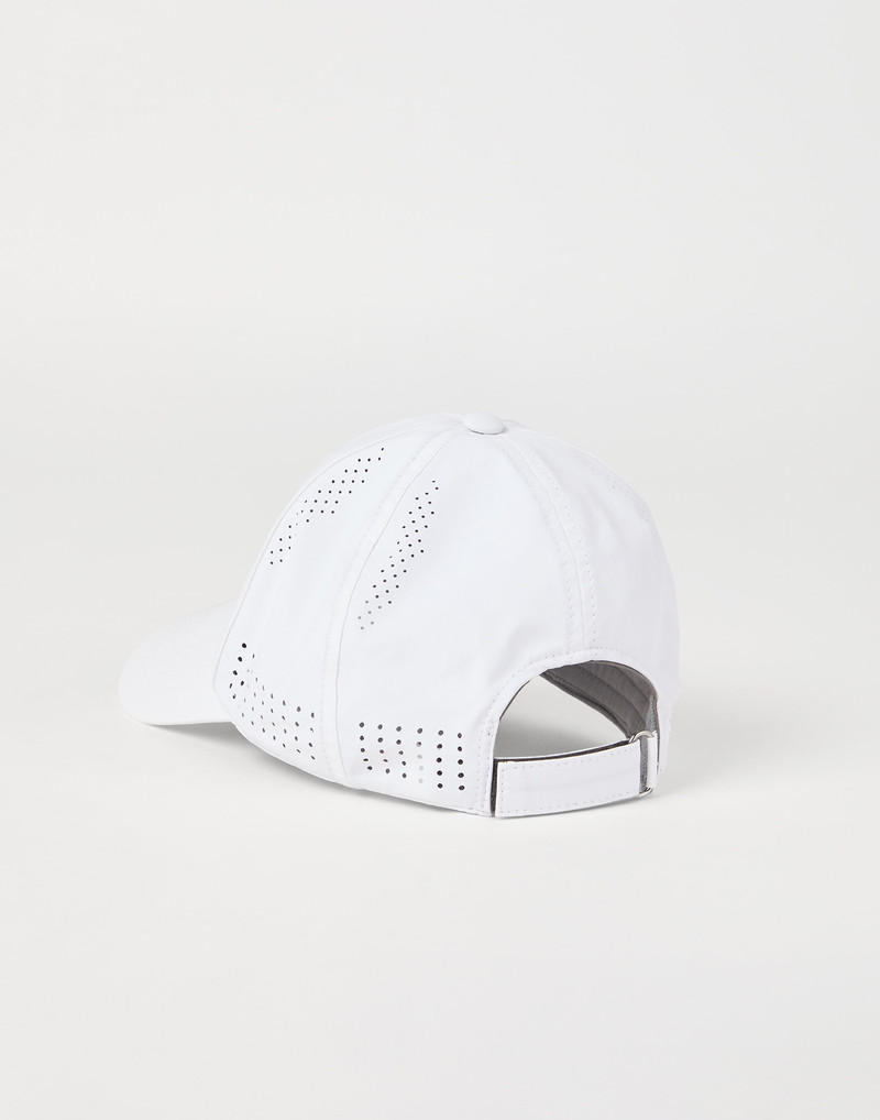 Brunello Cucinelli Stretch nylon baseball cap with logo outlook