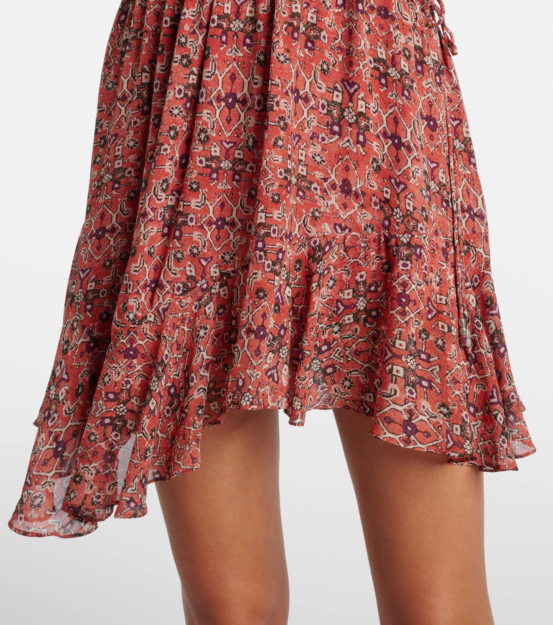 Betty gathered  semi-sheer minidress - 5