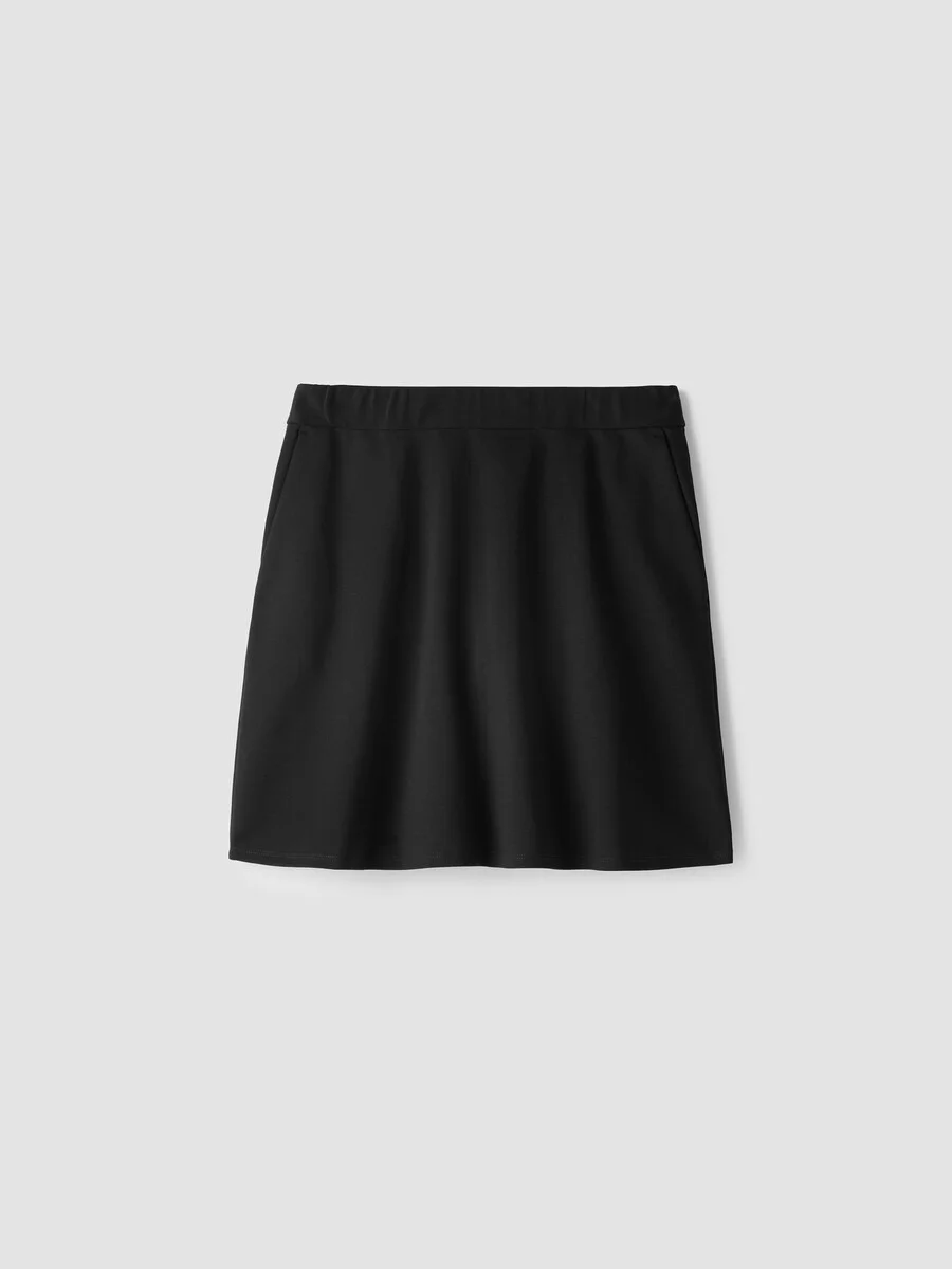 Washable Flex Ponte Flared Mini Skirt - 1
