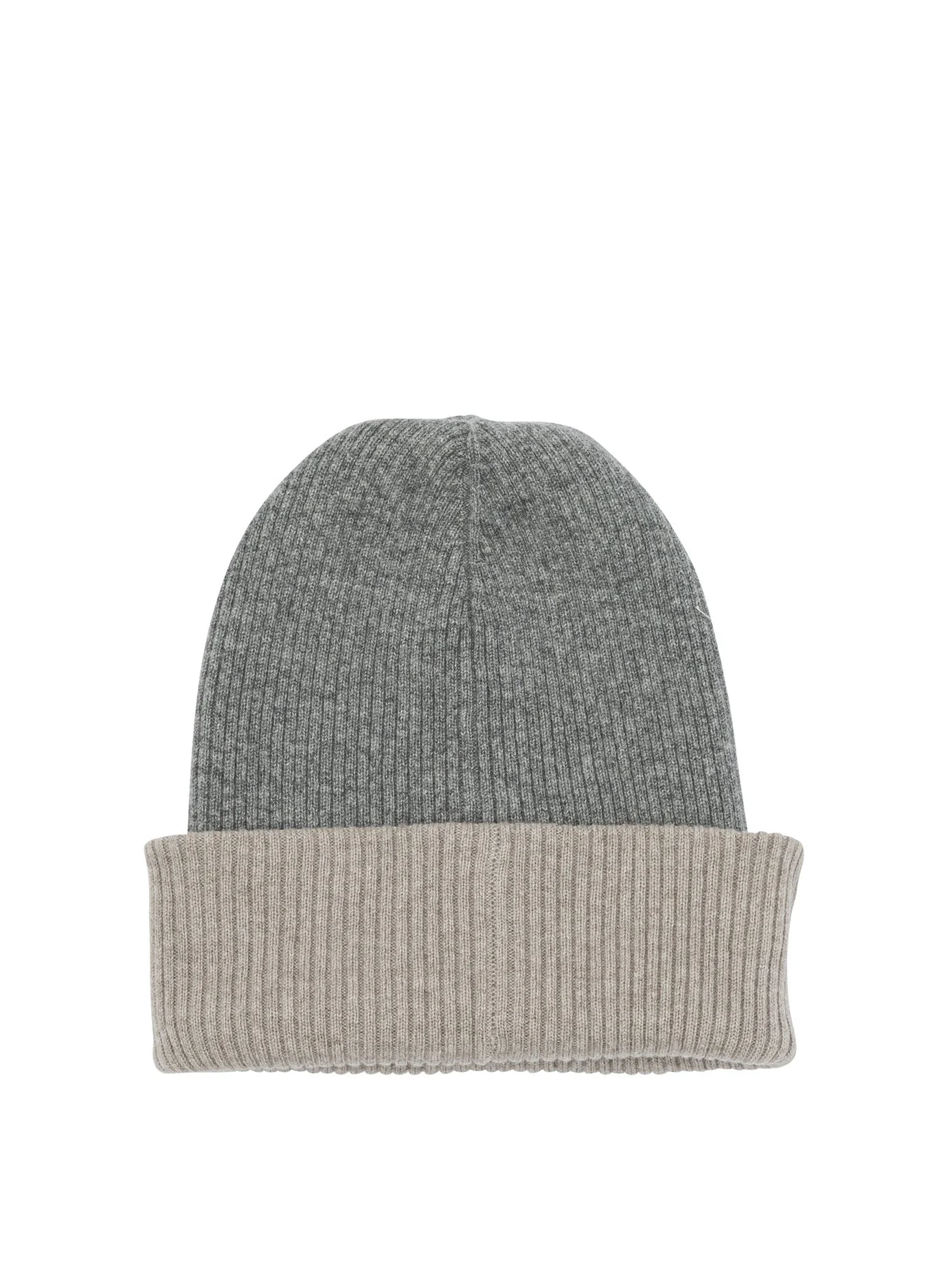 Brunello Cucinelli Reversible Cashmere Beanie - 1