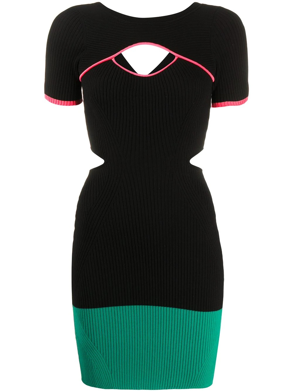 M-Bra ribbed knit dress - 1