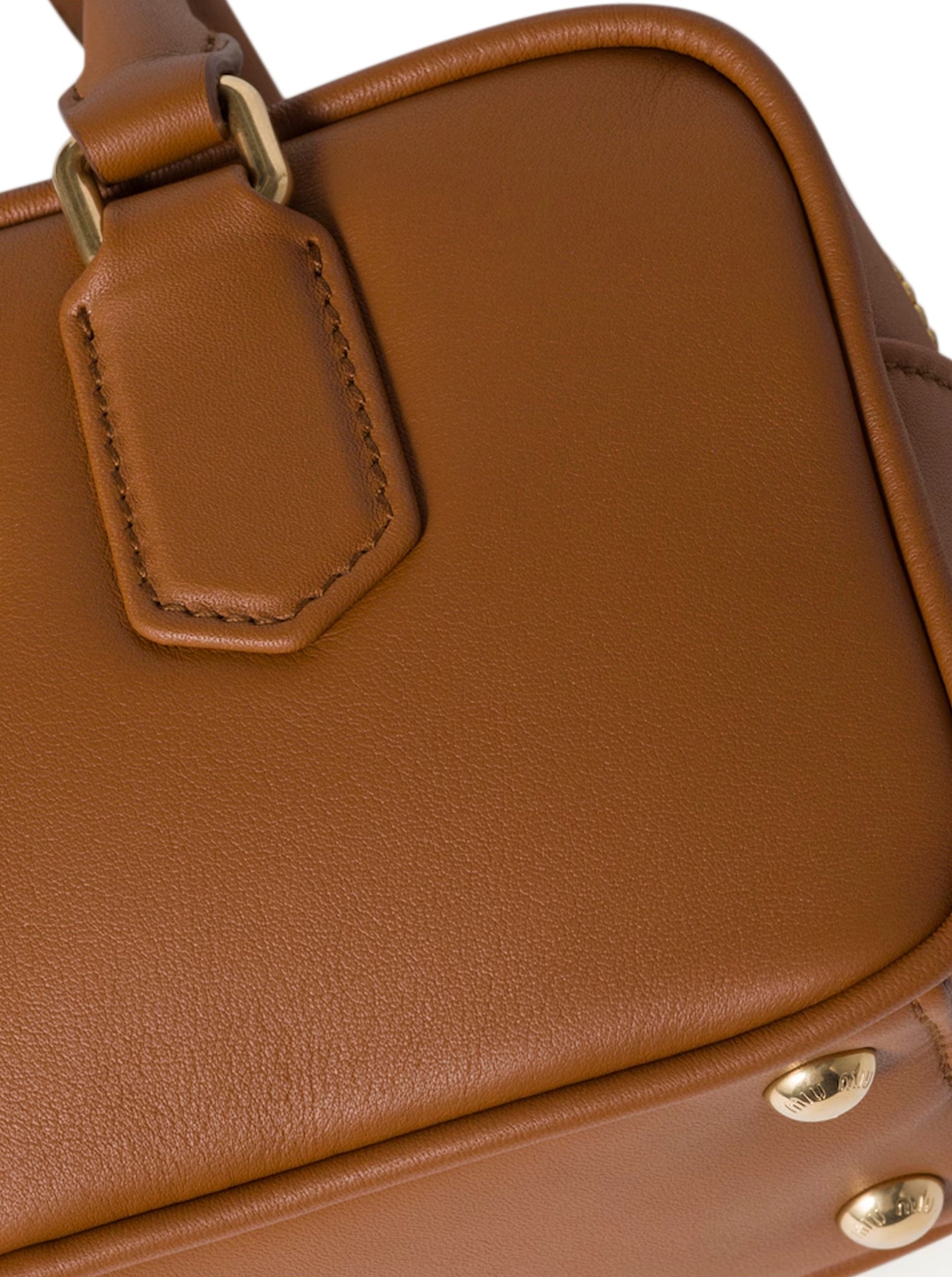 ARCADIE SMOOTH LEATHER BAG - 5