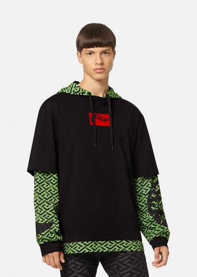 VERSACE La Greca Hoodie outlook