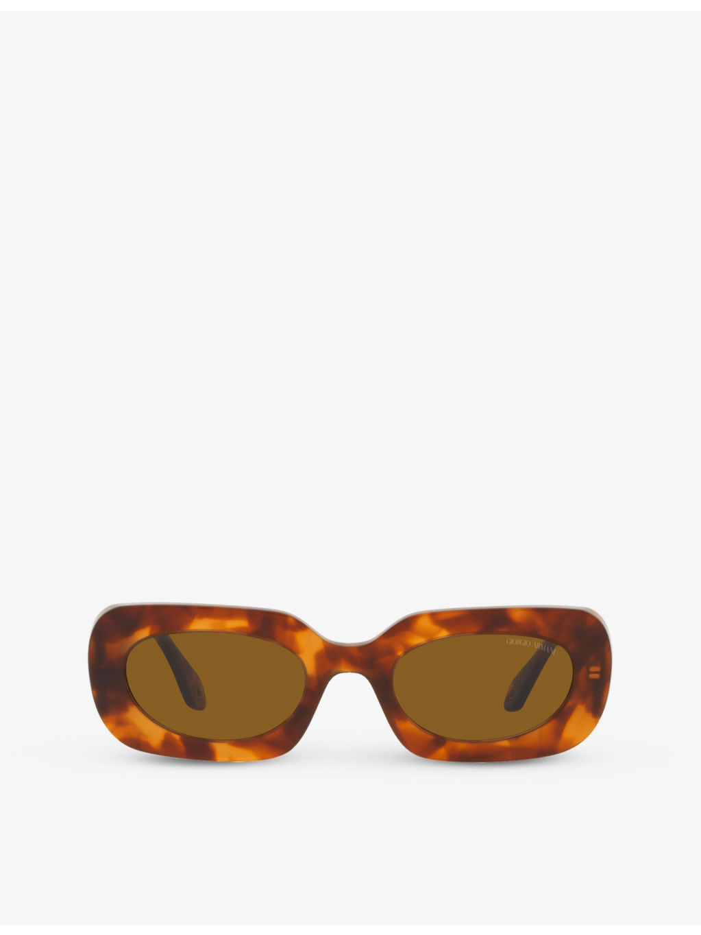 AR8182 tinted-lens rectangle-frame acetate sunglasses - 1