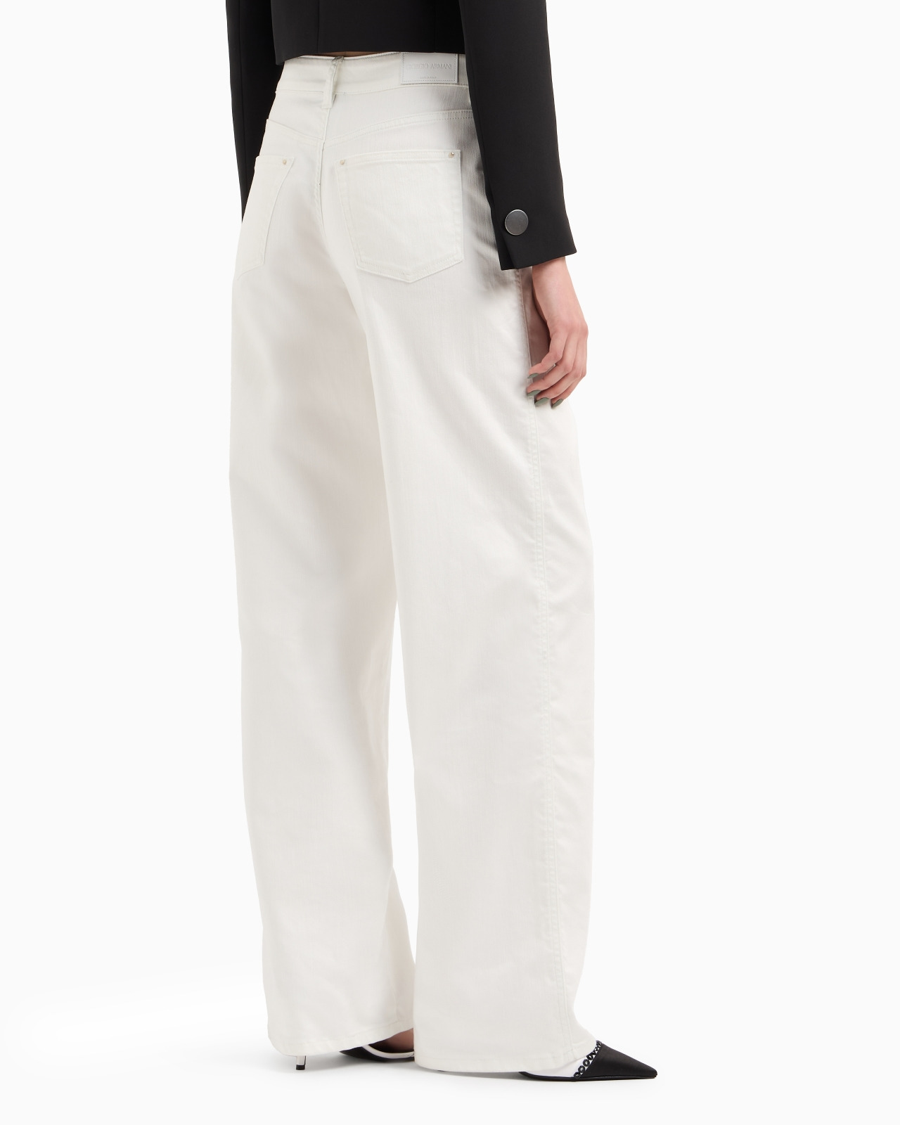 STRETCH-COTTON DENIM TROUSERS - 3