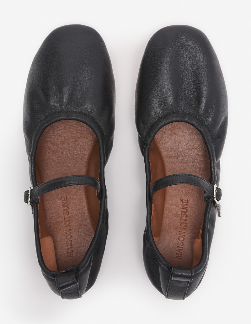 LEATHER FLAT BALLERINA 6