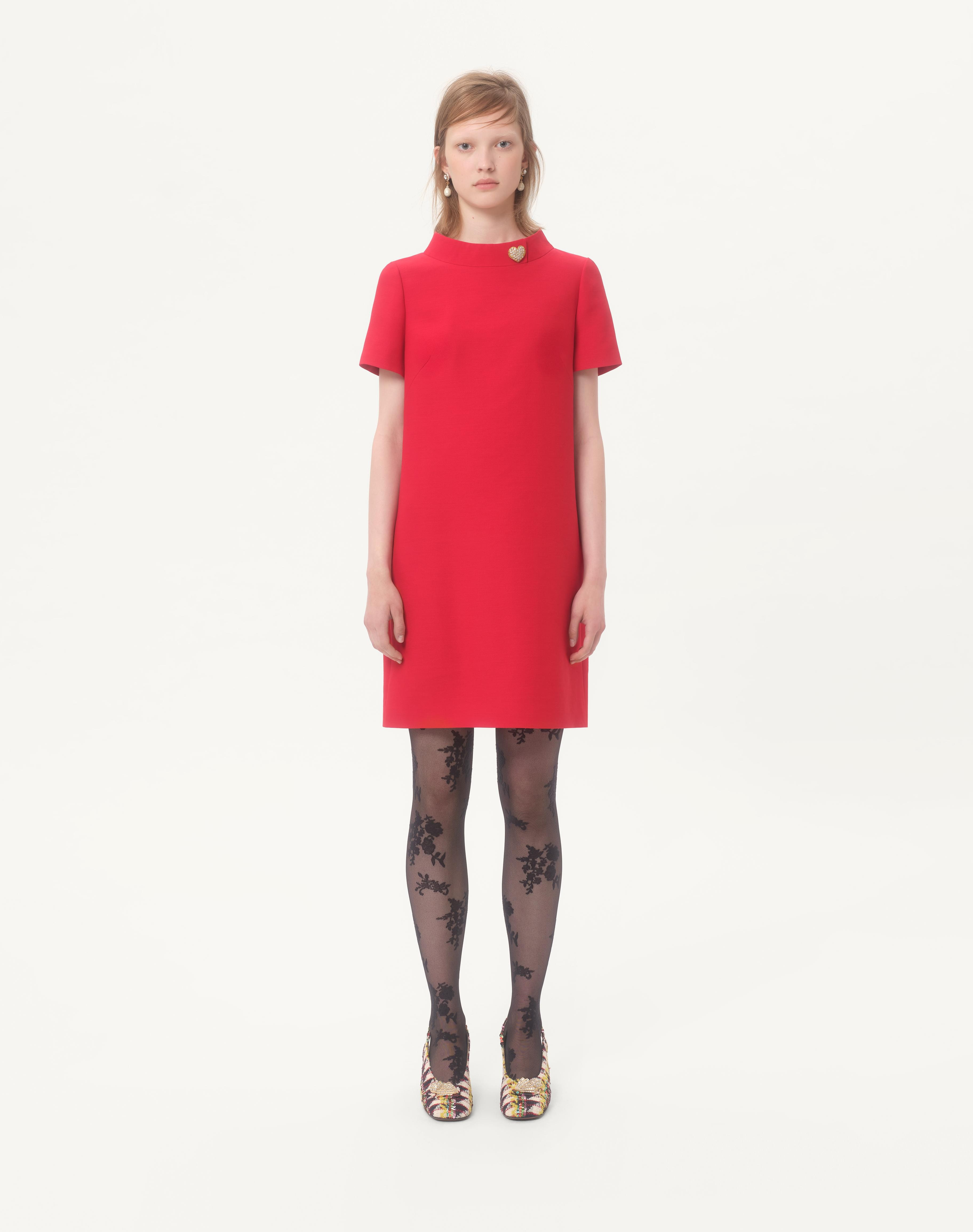 CREPE COUTURE SHORT DRESS - 5