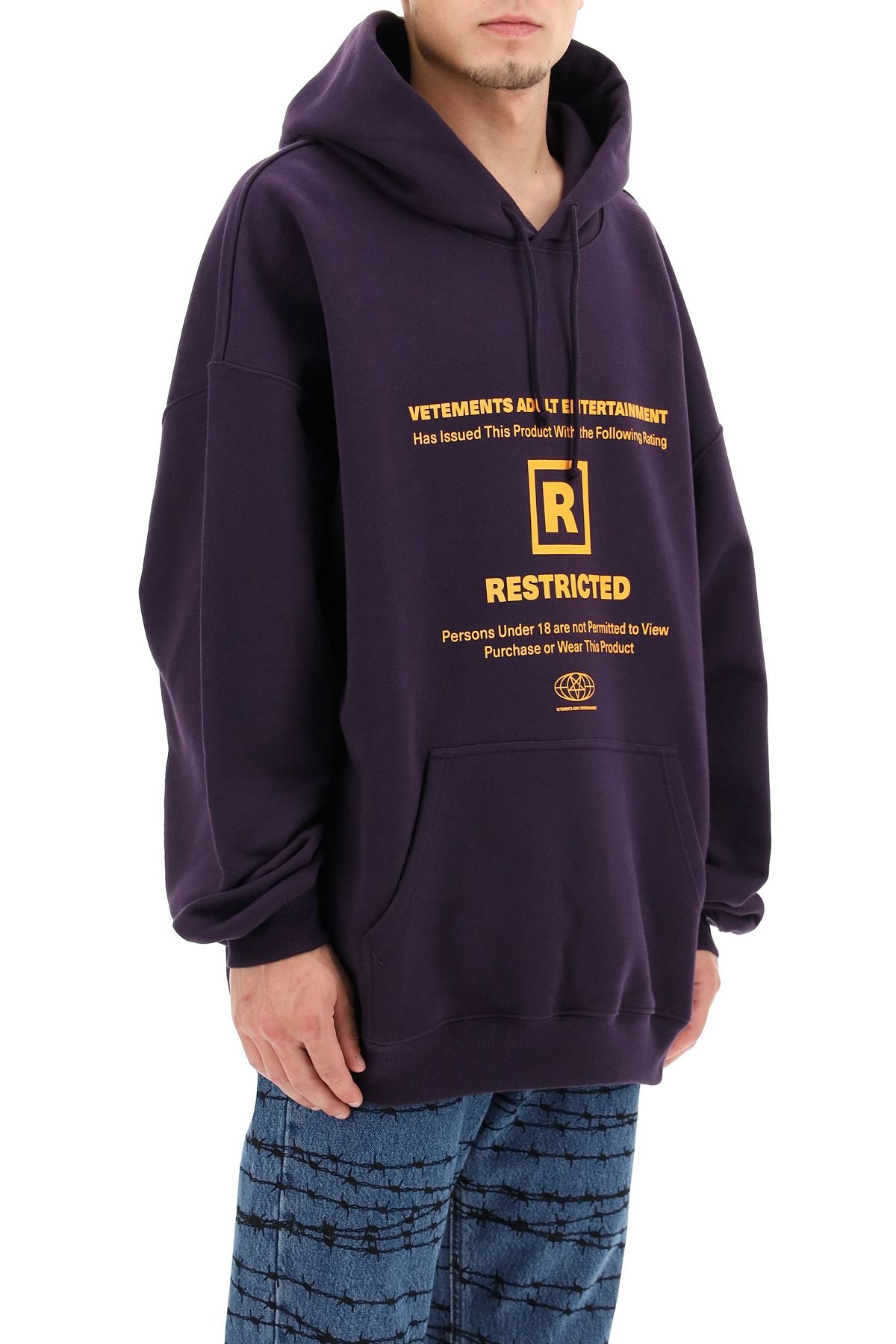 R-RESTRICTED LOGO HOODIE - 3