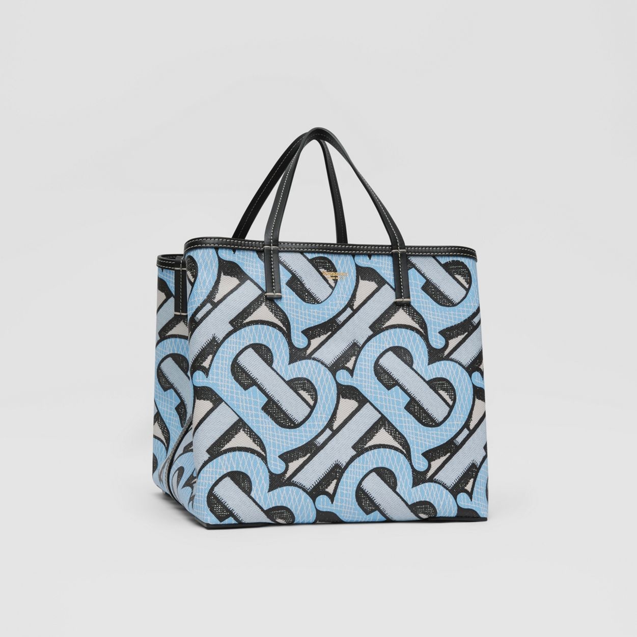 Mini Monogram Print E-canvas Beach Tote - 9