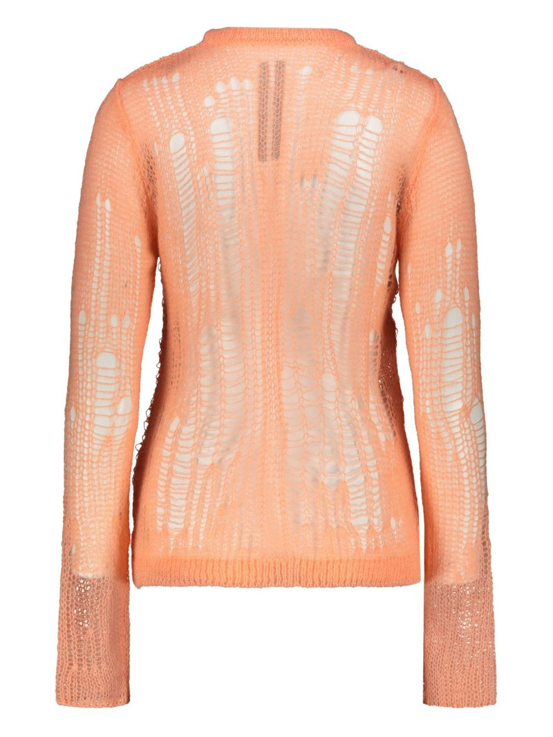 Rick Owens open-knit top outlook