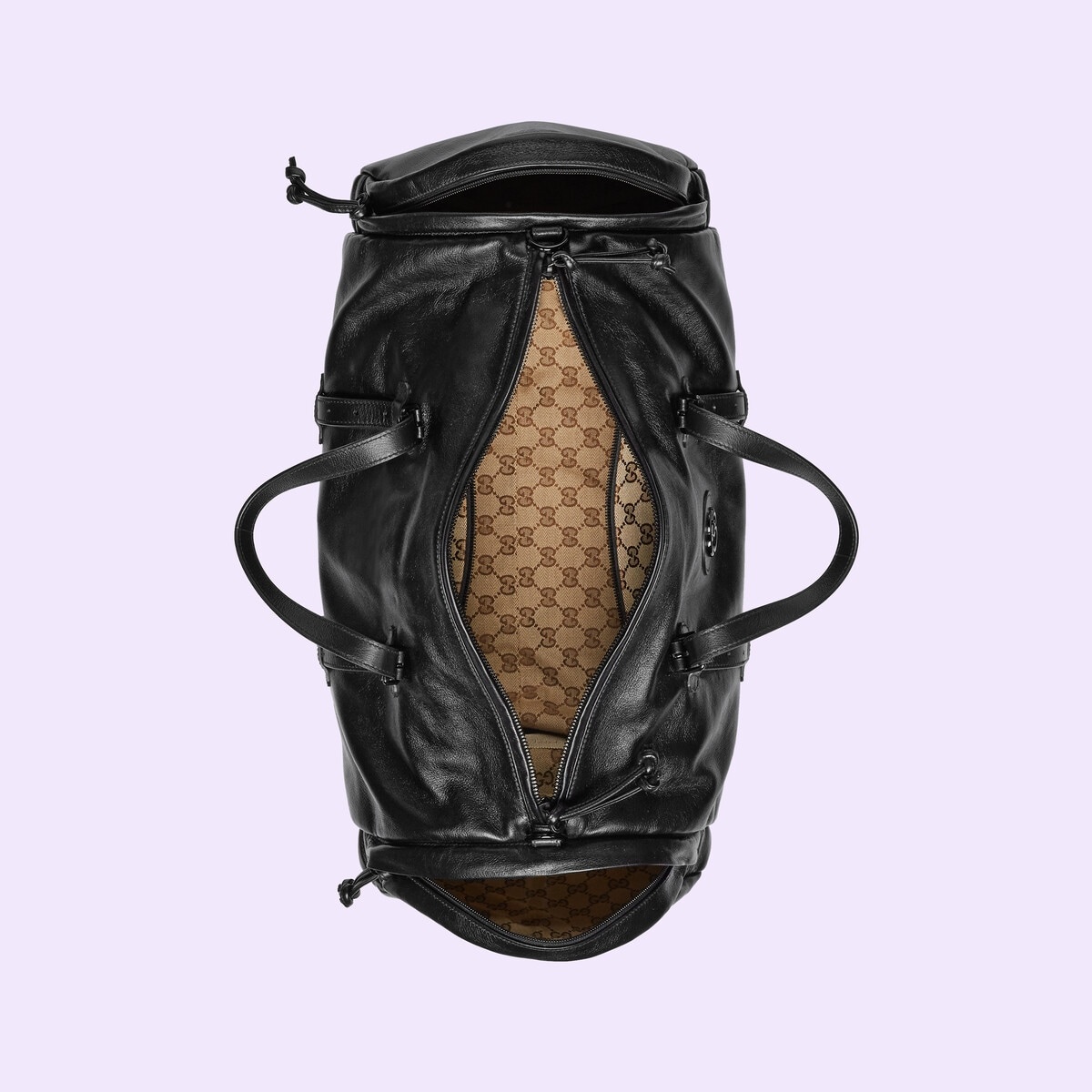 Large duffle bag with tonal Double G - 9