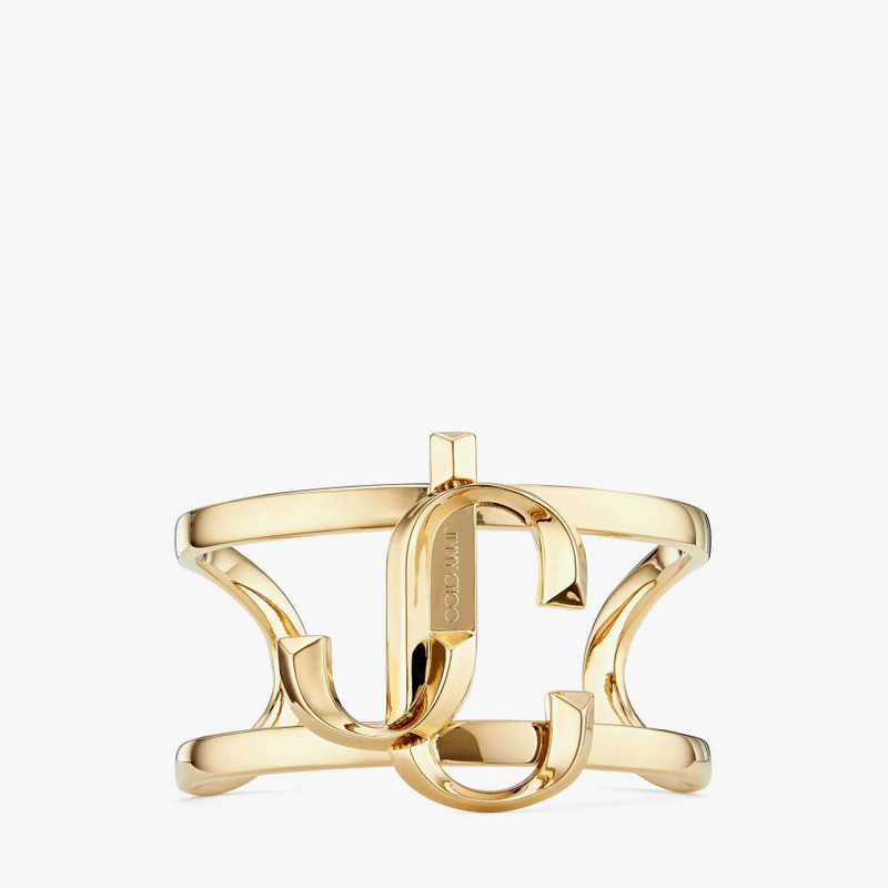 JC Monogram Cuff
Gold-Finish Metal JC Monogram Cuff Bracelet 1